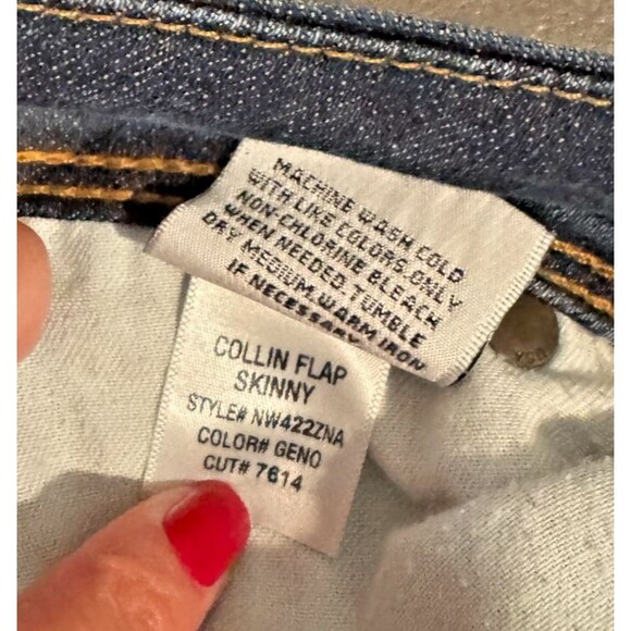 Hudson Colin Flap Skinny Lightweight Denim Jeans Size 26 Color# Geno - Picture 7 of 12